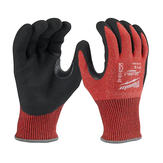 General Purpose Gloves - Milwaukee® Cut Level 4 Nitrile Dipped Gloves, 48-22-894