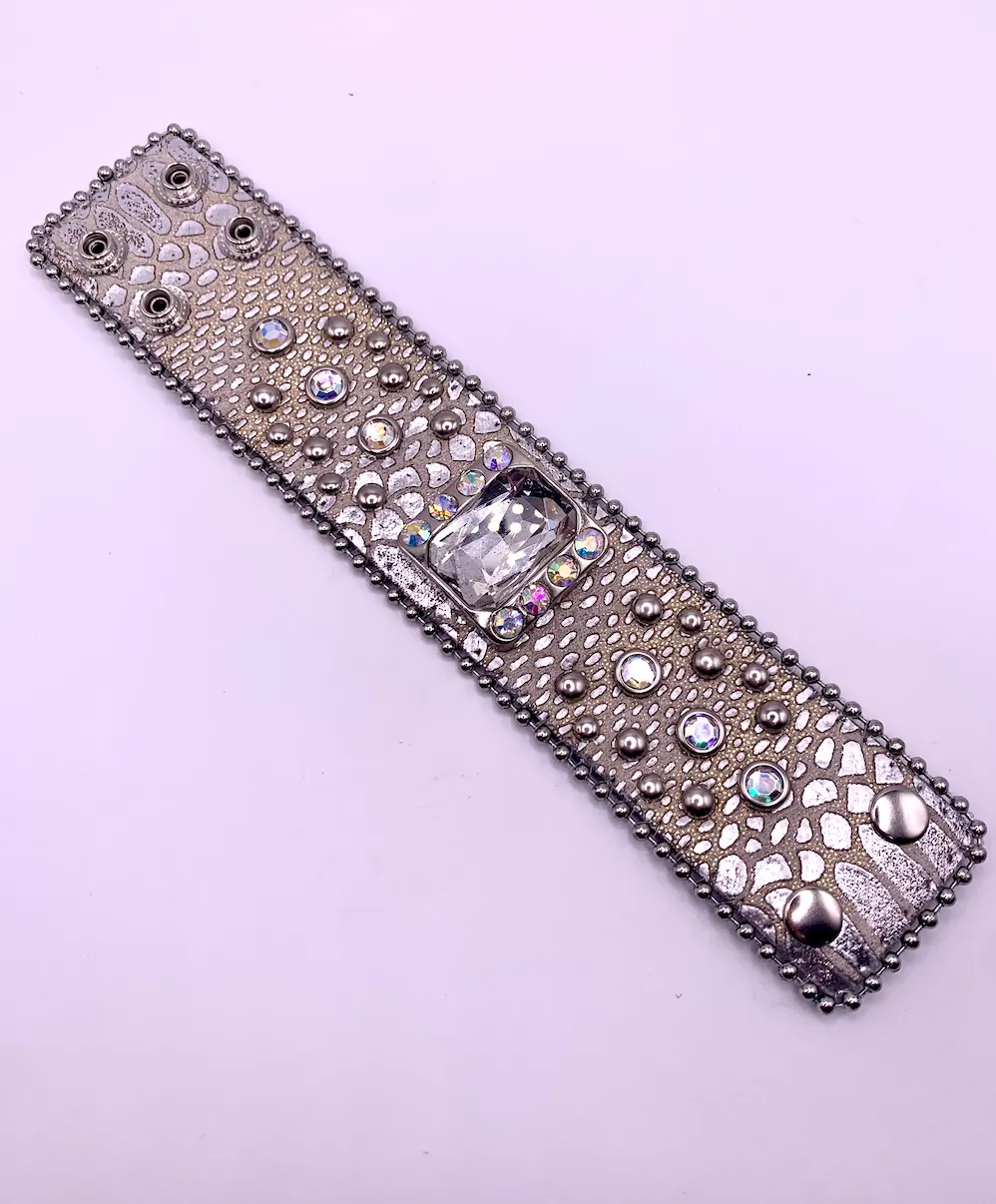 Genuine Leather Studded Bracelets