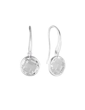 Georgini Lucent Large Hook Earrings - Silver