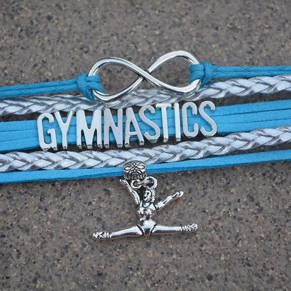 Girls Gymnastics Infinity Bracelet