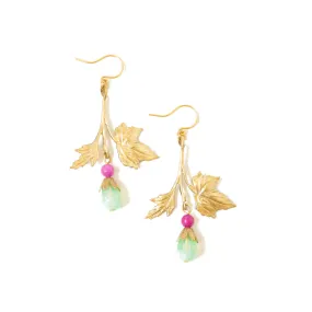 Golden Leaf Earrings