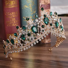 Gorgeous European Tiara in Green