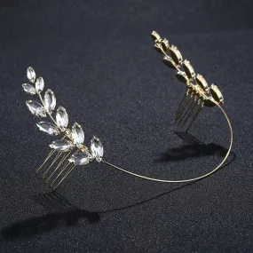 Graceful Bridal Leaf Headband