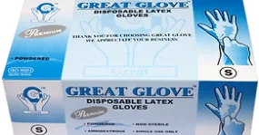 Great Glove Premium Latex Powdered Gloves-Box