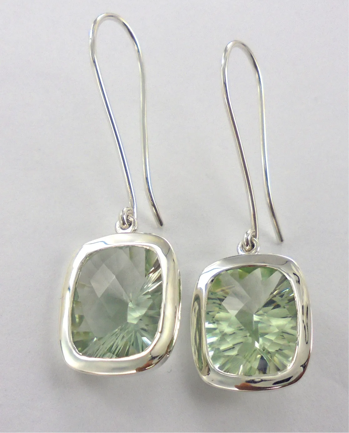 Green Amethyst Grace Earrings Ai198