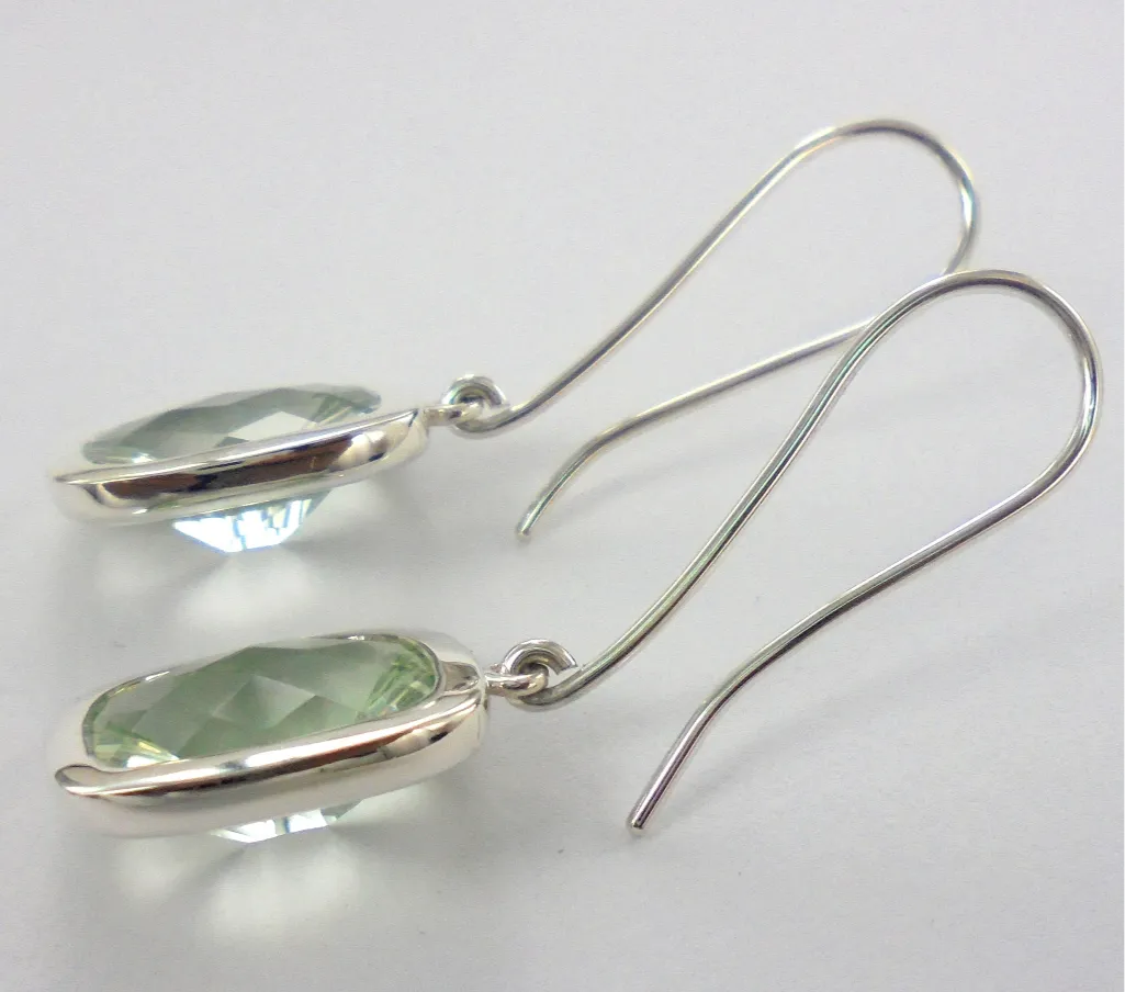 Green Amethyst Grace Earrings Ai198