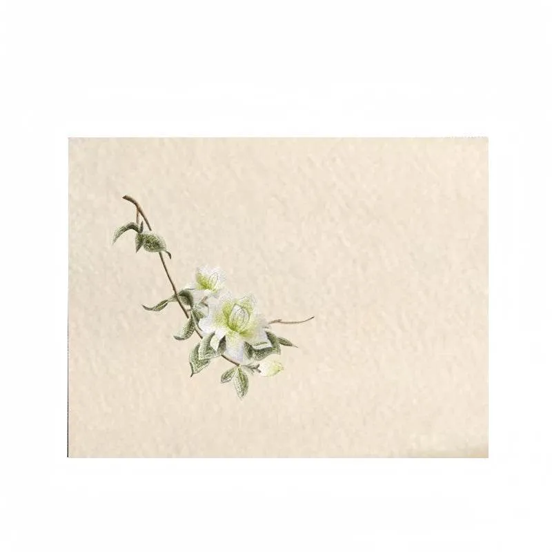 Handcrafted Su Embroidery Cashmere Scarf Luxury 200x70cm