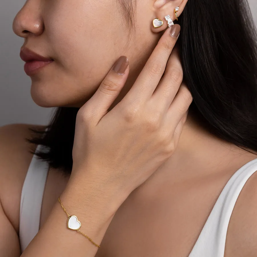 Heart Pearl Set