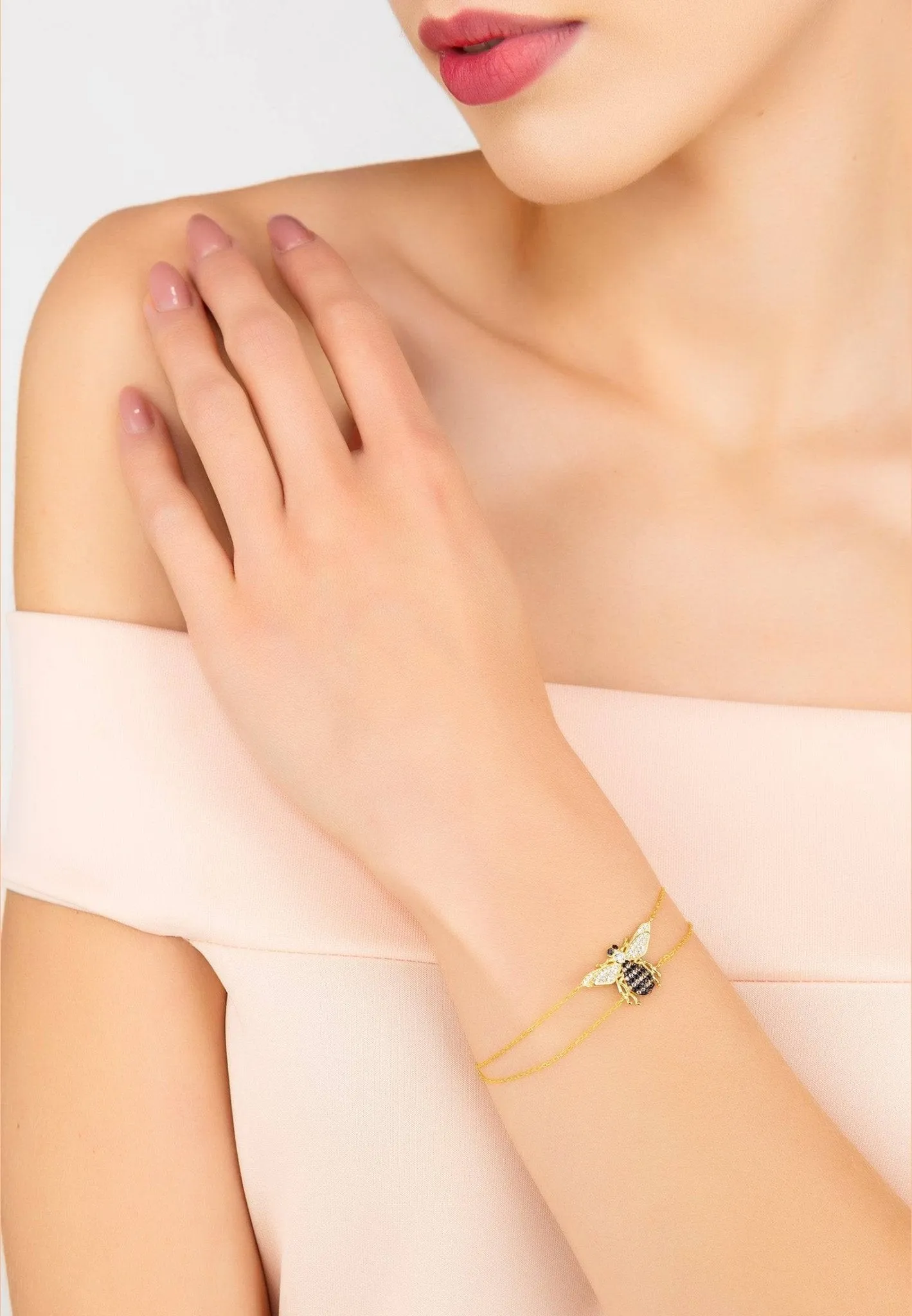 Honey Bee Bracelet Gold