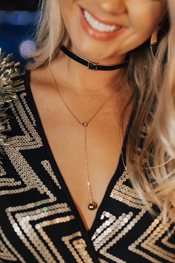 It's A Long Story Layered Choker