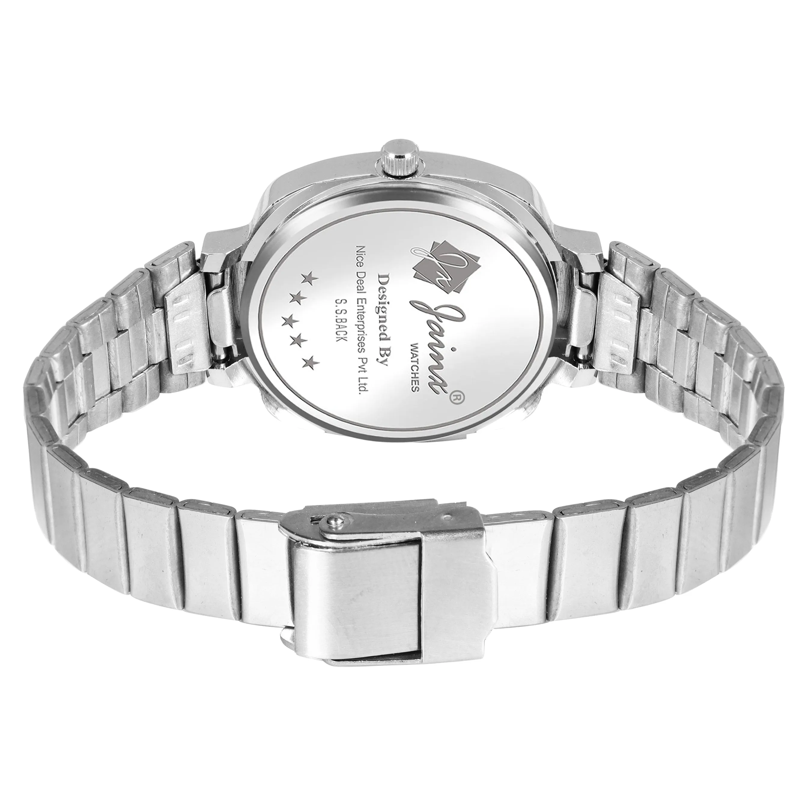 Jainx Blue Steel Chain Analog Watch - For Women JW8540