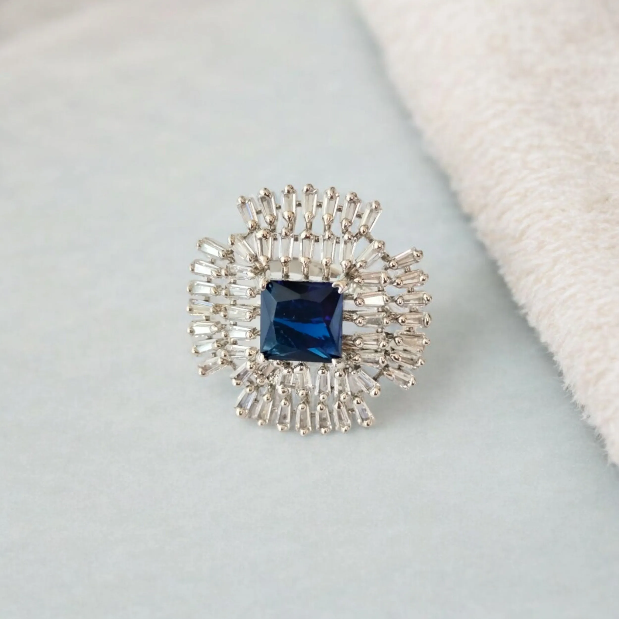 Jewelestia Midnight Sapphire Ring