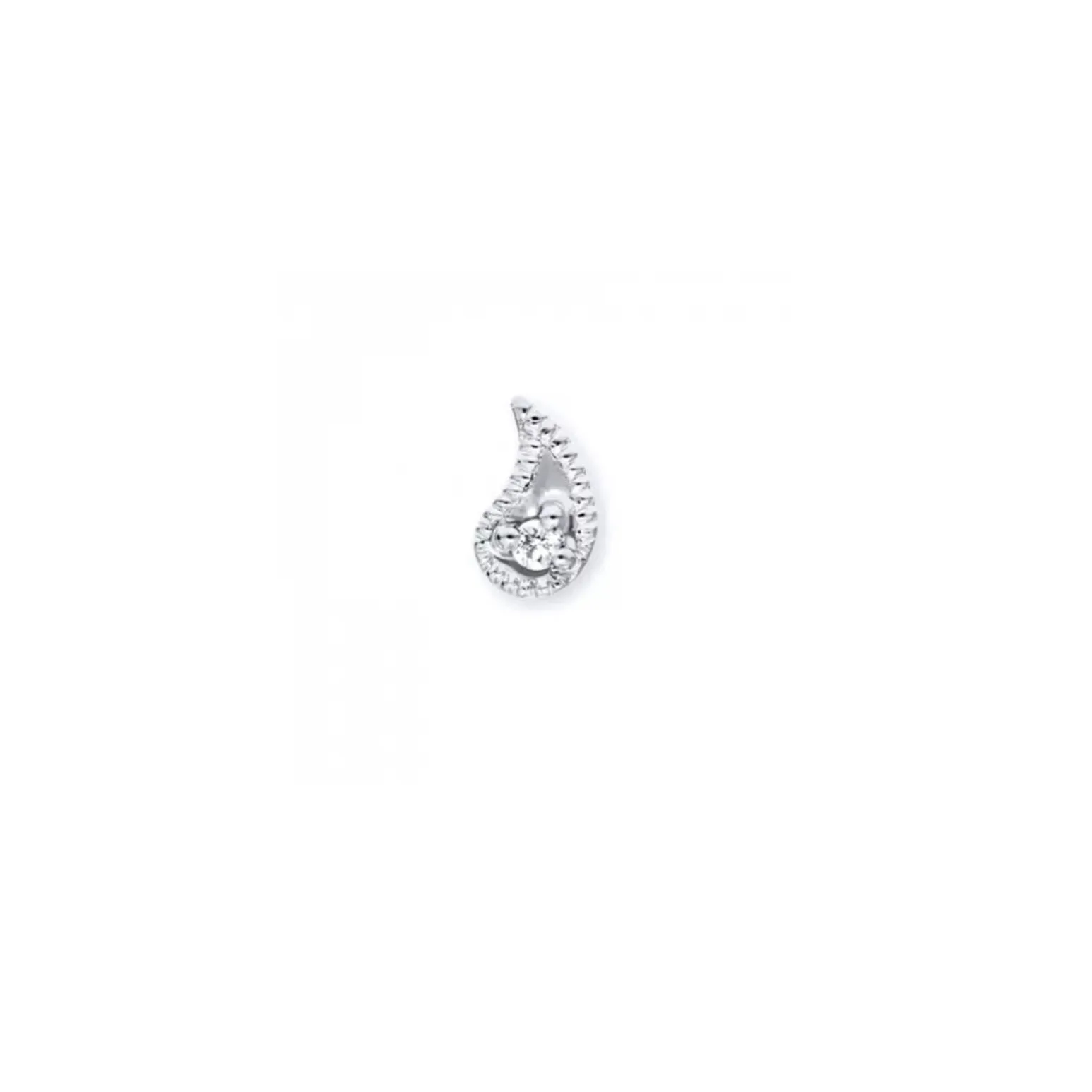 Kashmir Shape Stud Piercing Earring