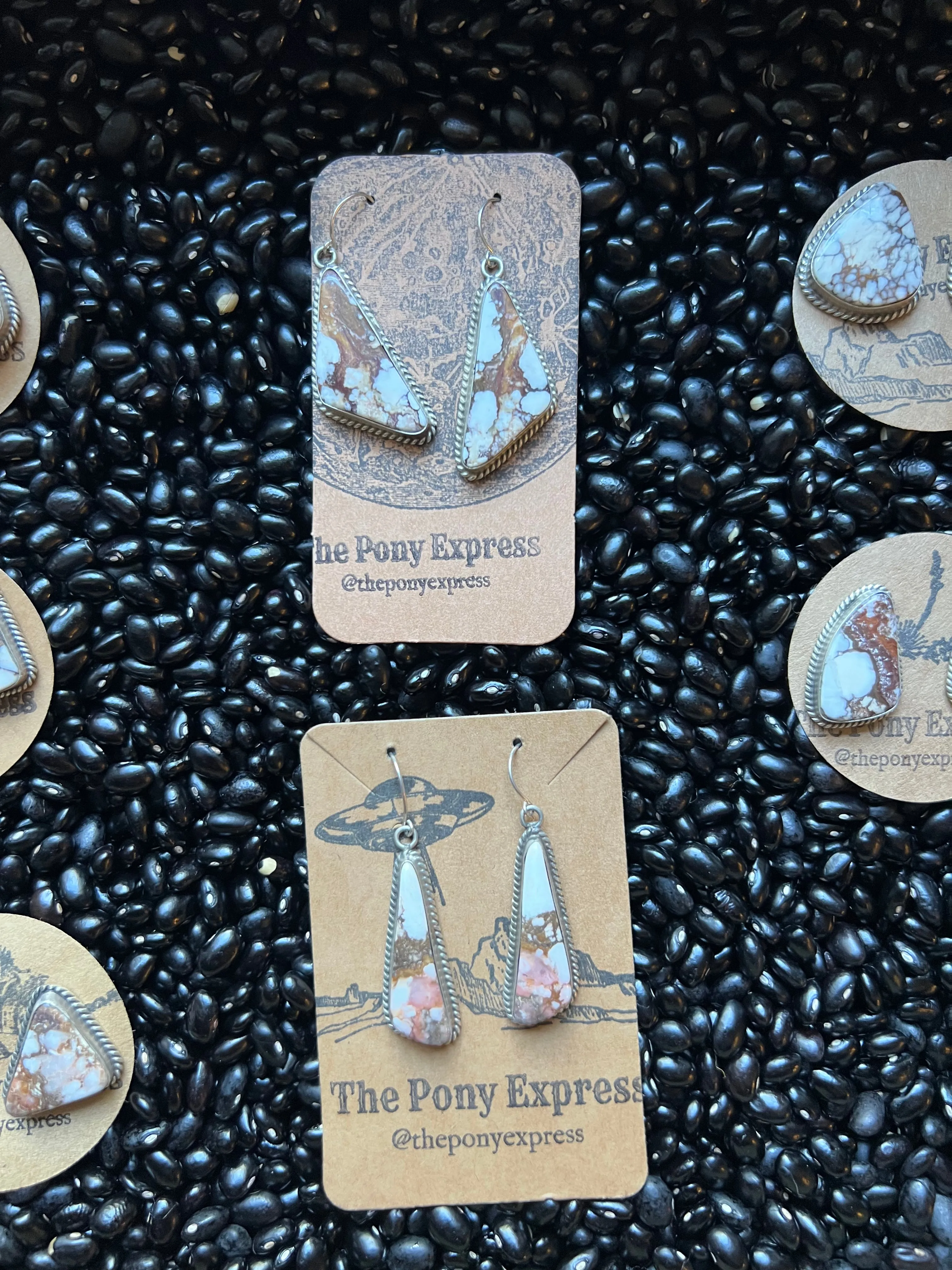 Large Stud Wild Horse Earrings