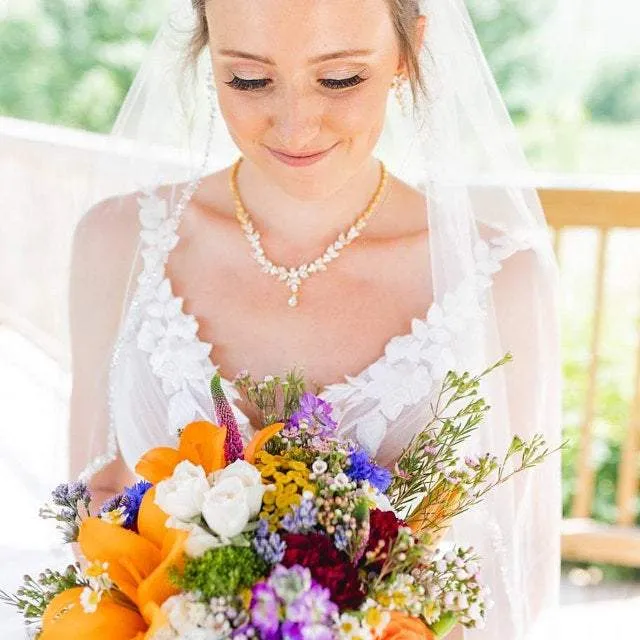 Lindsay - Stud Bridal Earrings