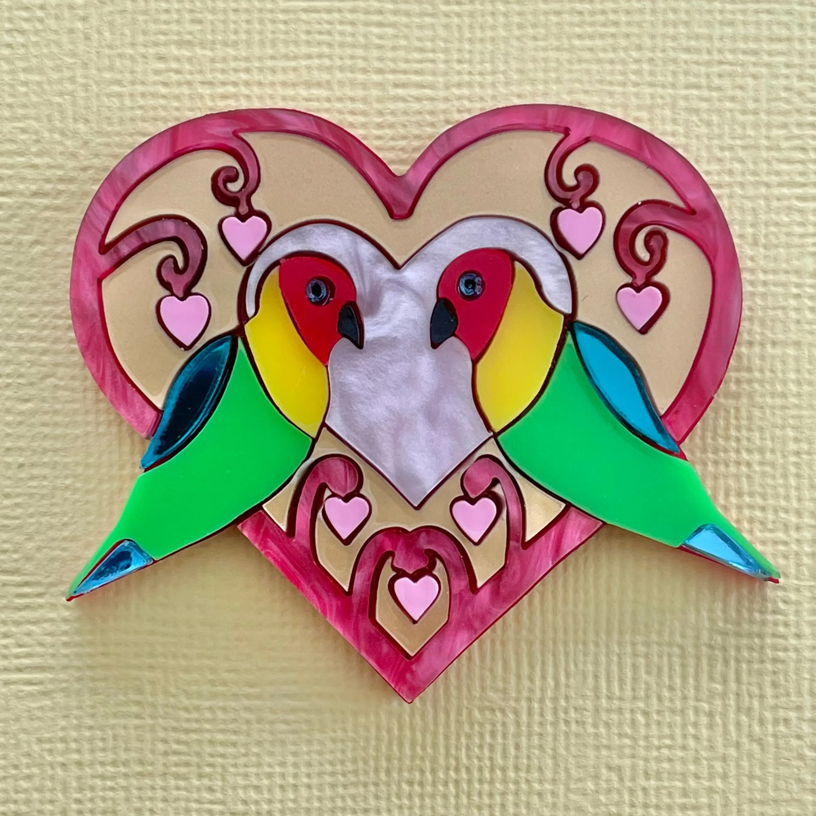 Love Birds - Brooch