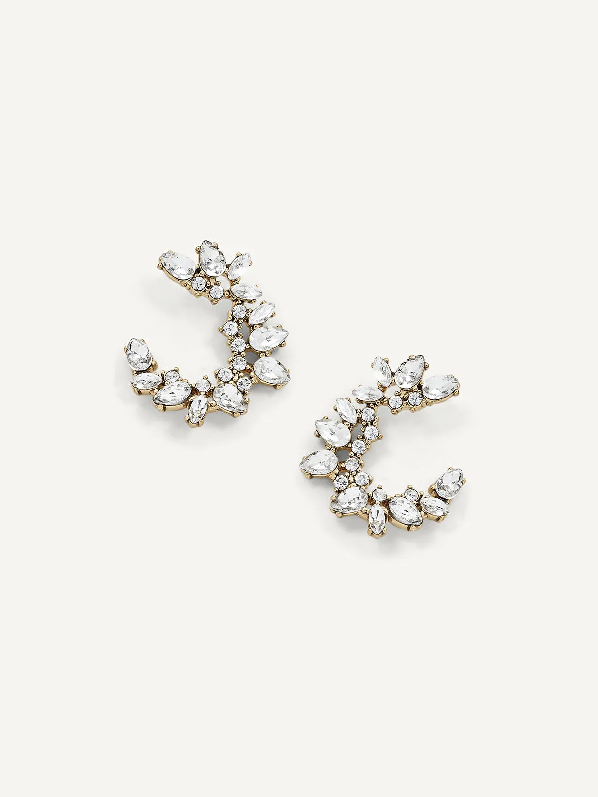 Lupe Crescent Studs