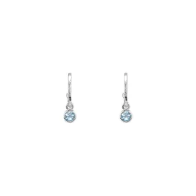 MARCH BIRTHSTONE EARRINGS