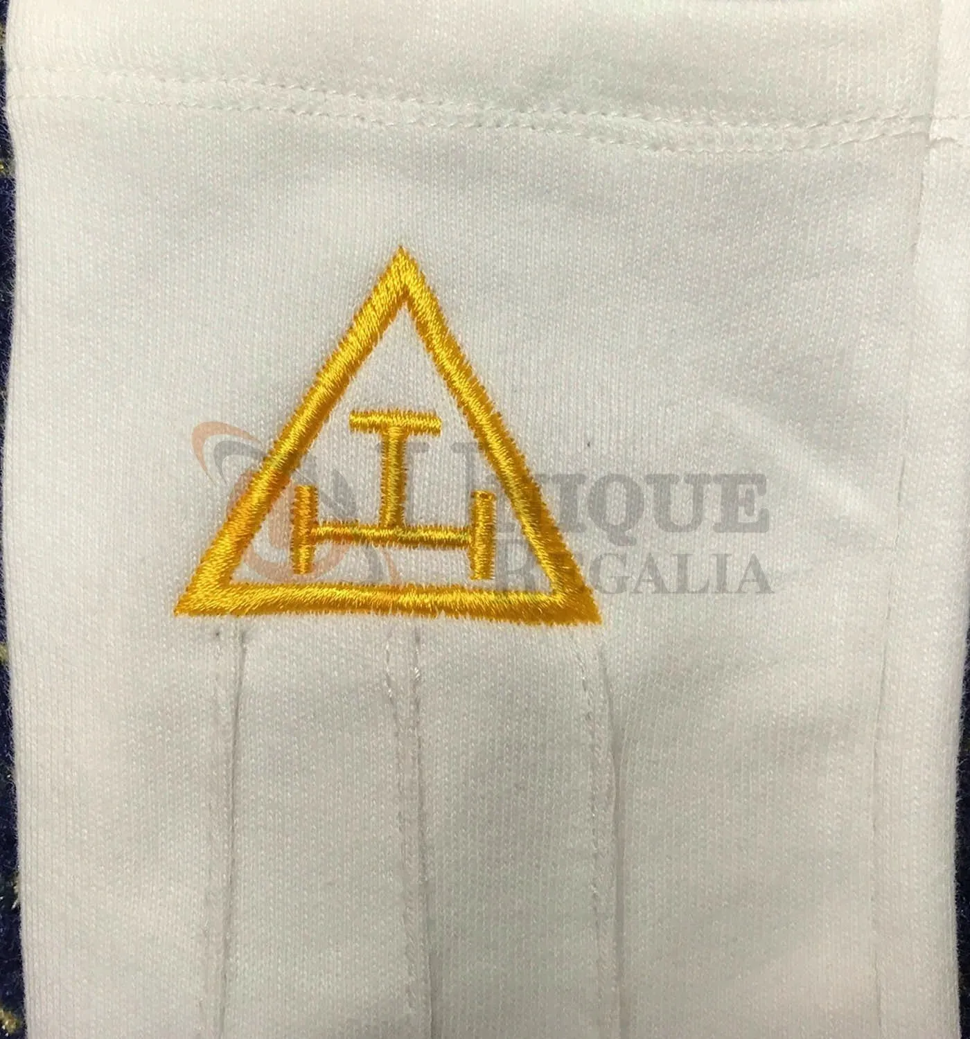 Masonic Regalia Royal Arch Cotton Gloves with beautiful Embroidery Logo