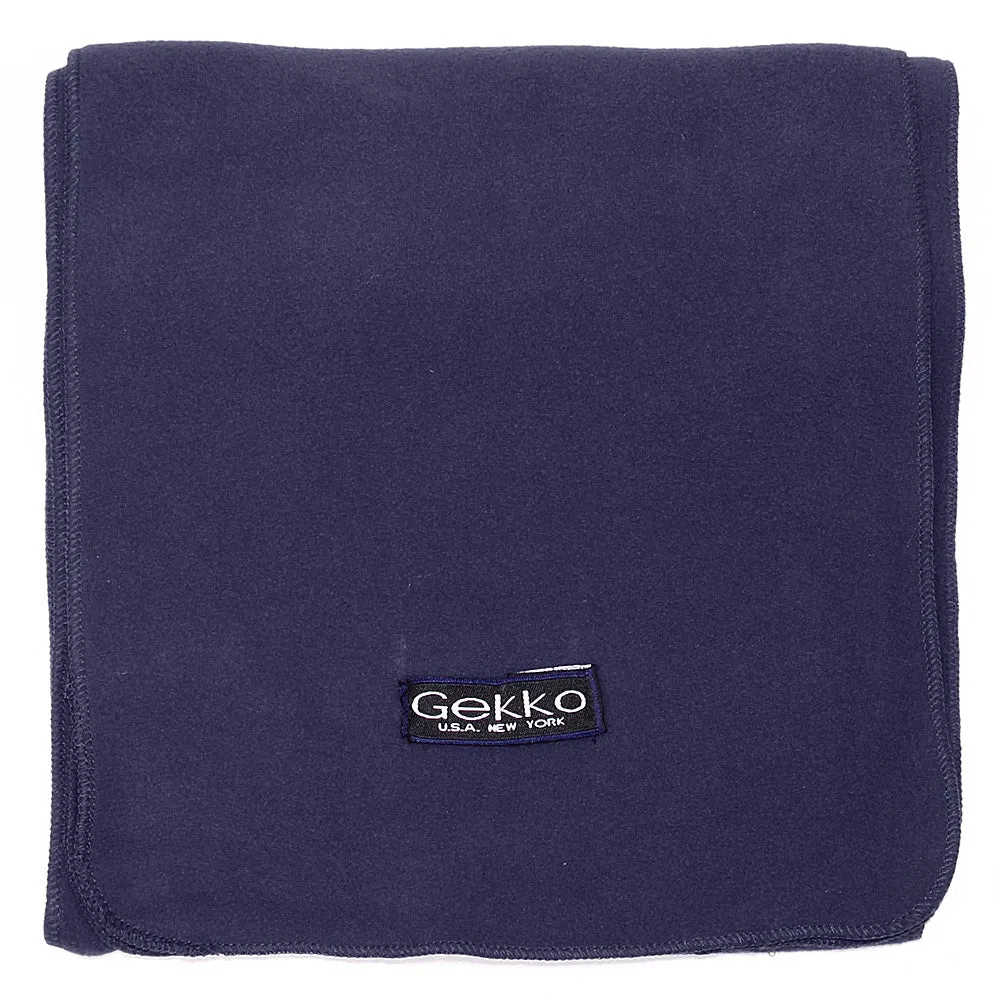 Men Women Fleece Scarf - Navy