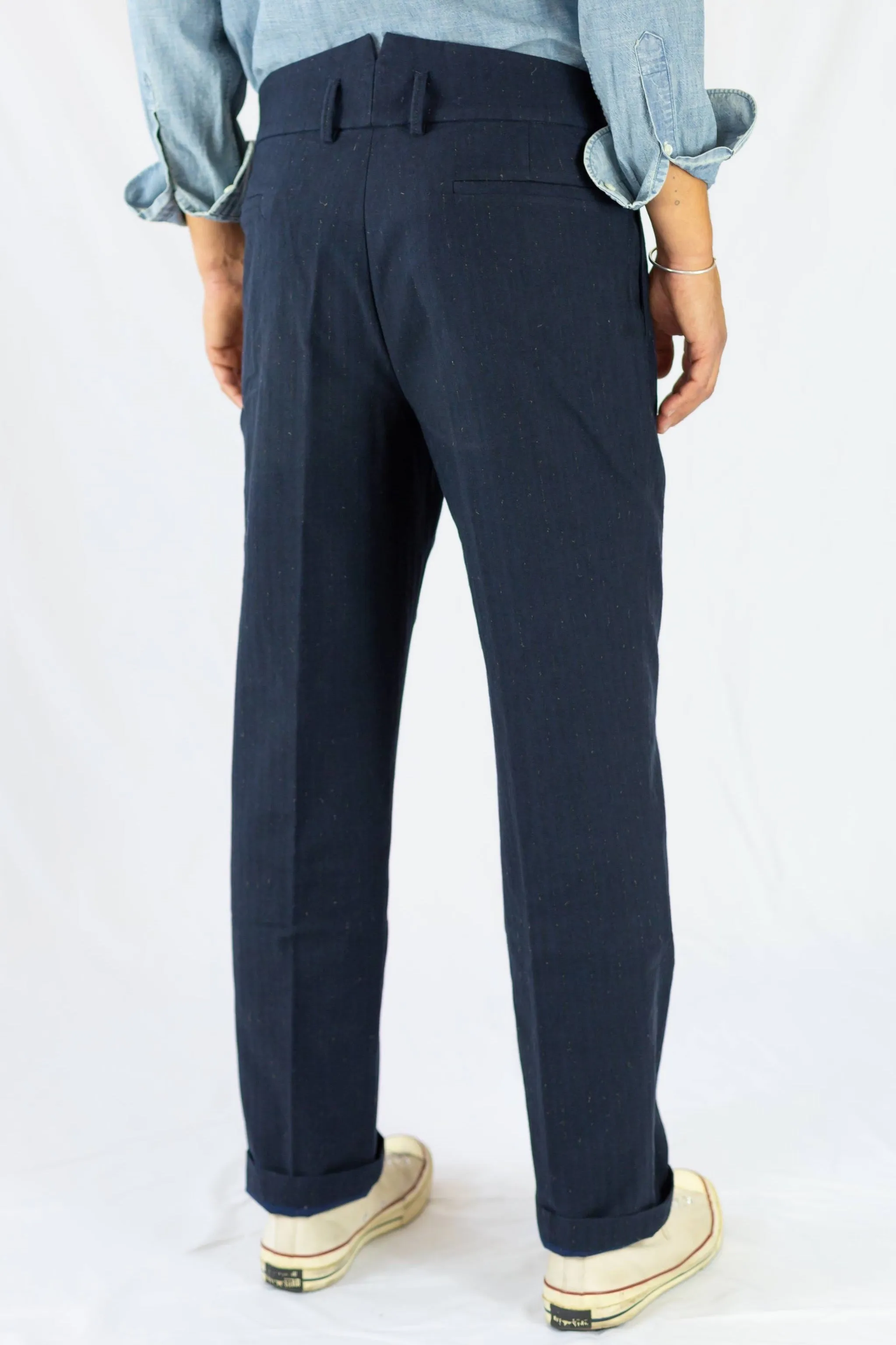 MINIERA fancy stripe navy 1257