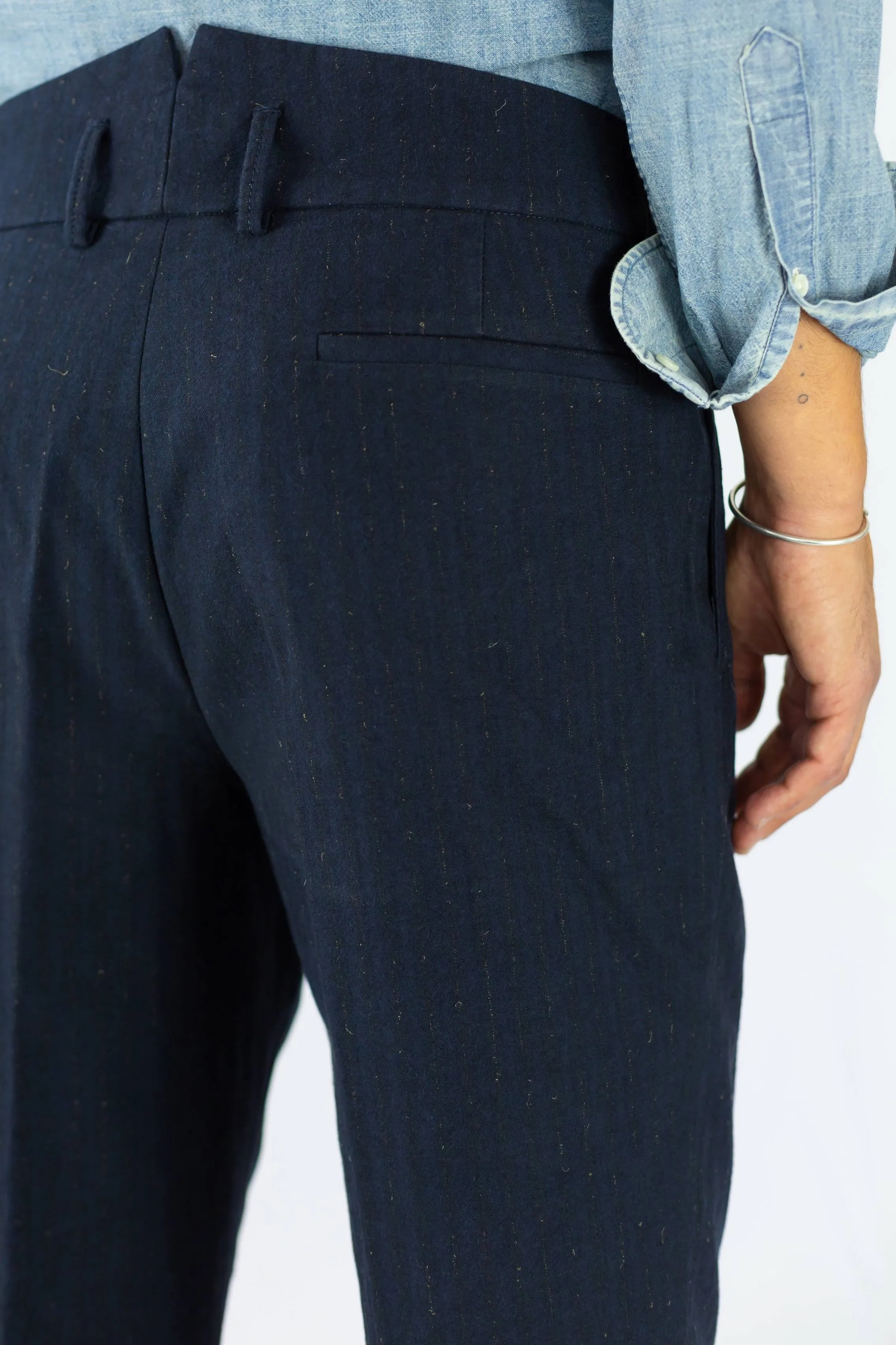 MINIERA fancy stripe navy 1257