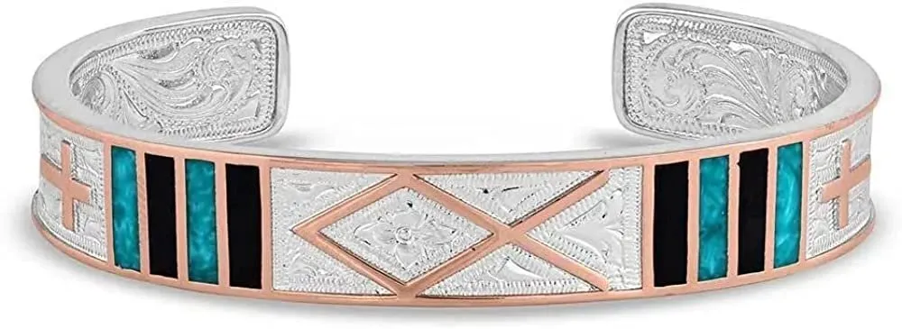 Montana Silversmiths Fishermen of Faith Cuff Bracelet