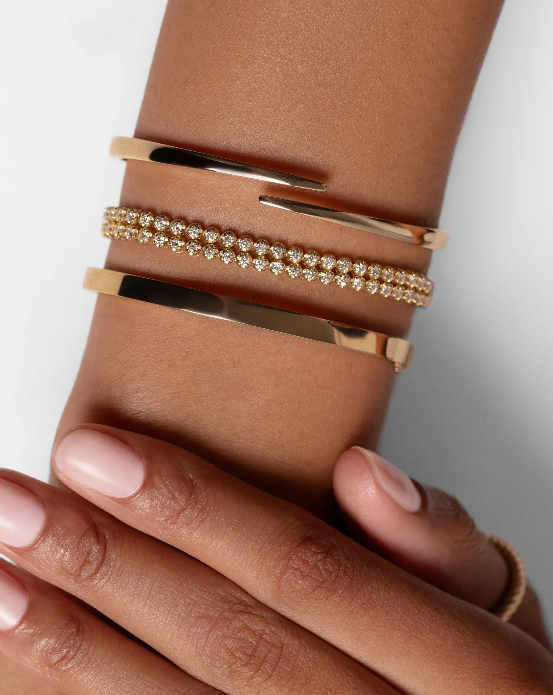 Multiway Tennis Necklace   Double Wrap Bracelet