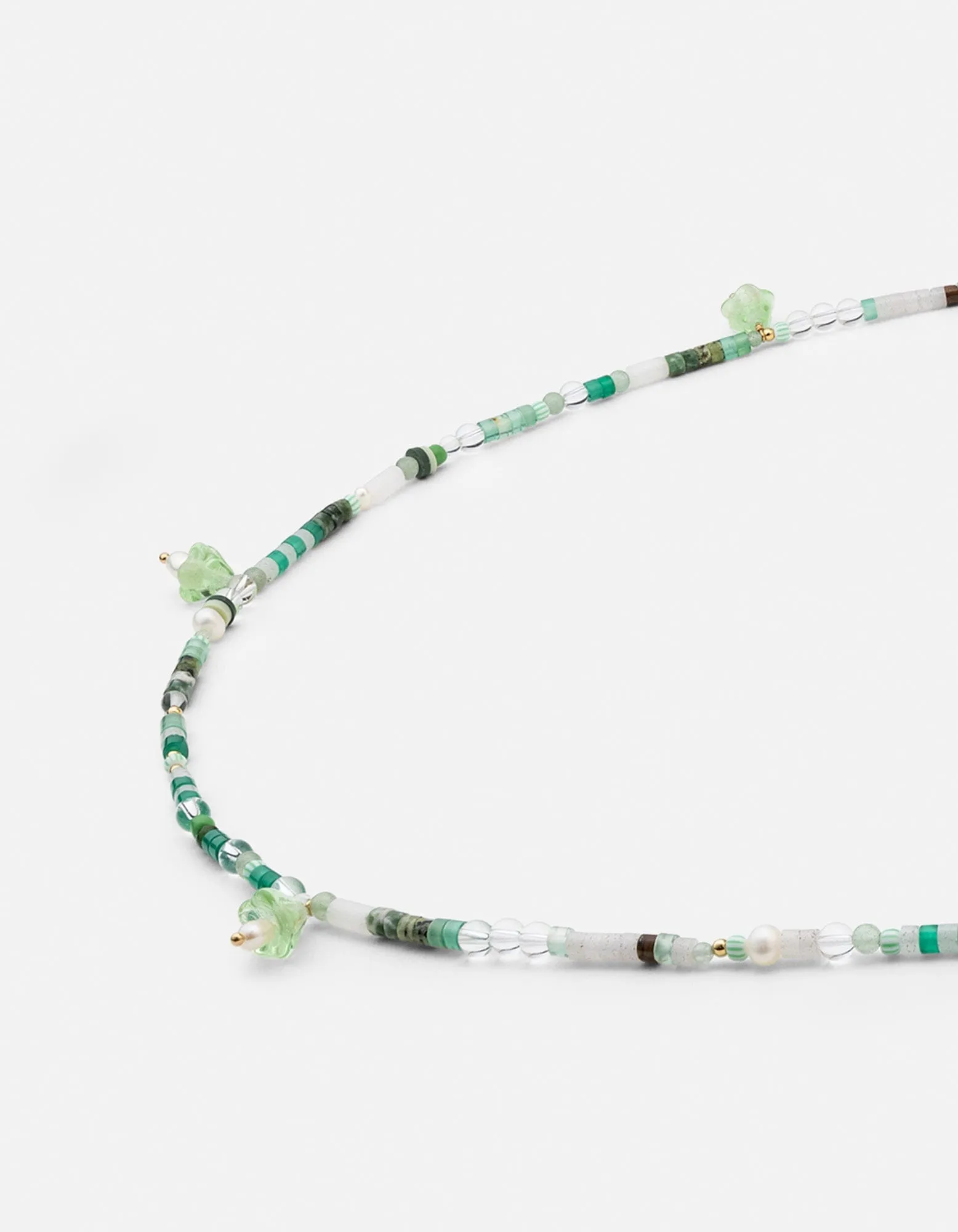 Mushroom Beaded Waist Chain, Gold Vermeil