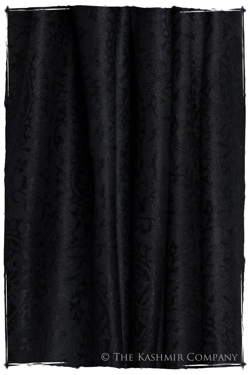 Noir Royale Paisley Silk Scarf / Shawl