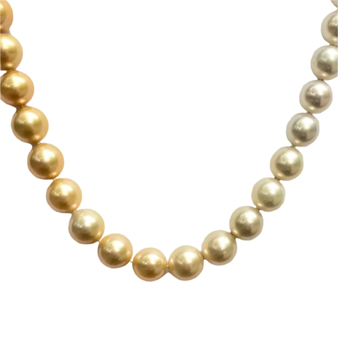 Ombréd Golden Pearl Necklace