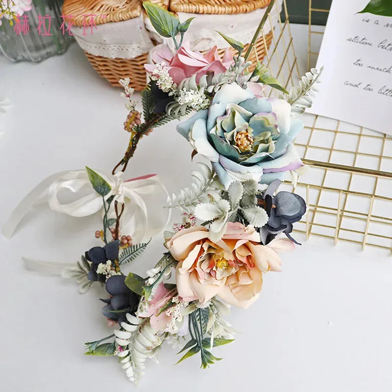 Patty's Flower Garland Headpiece