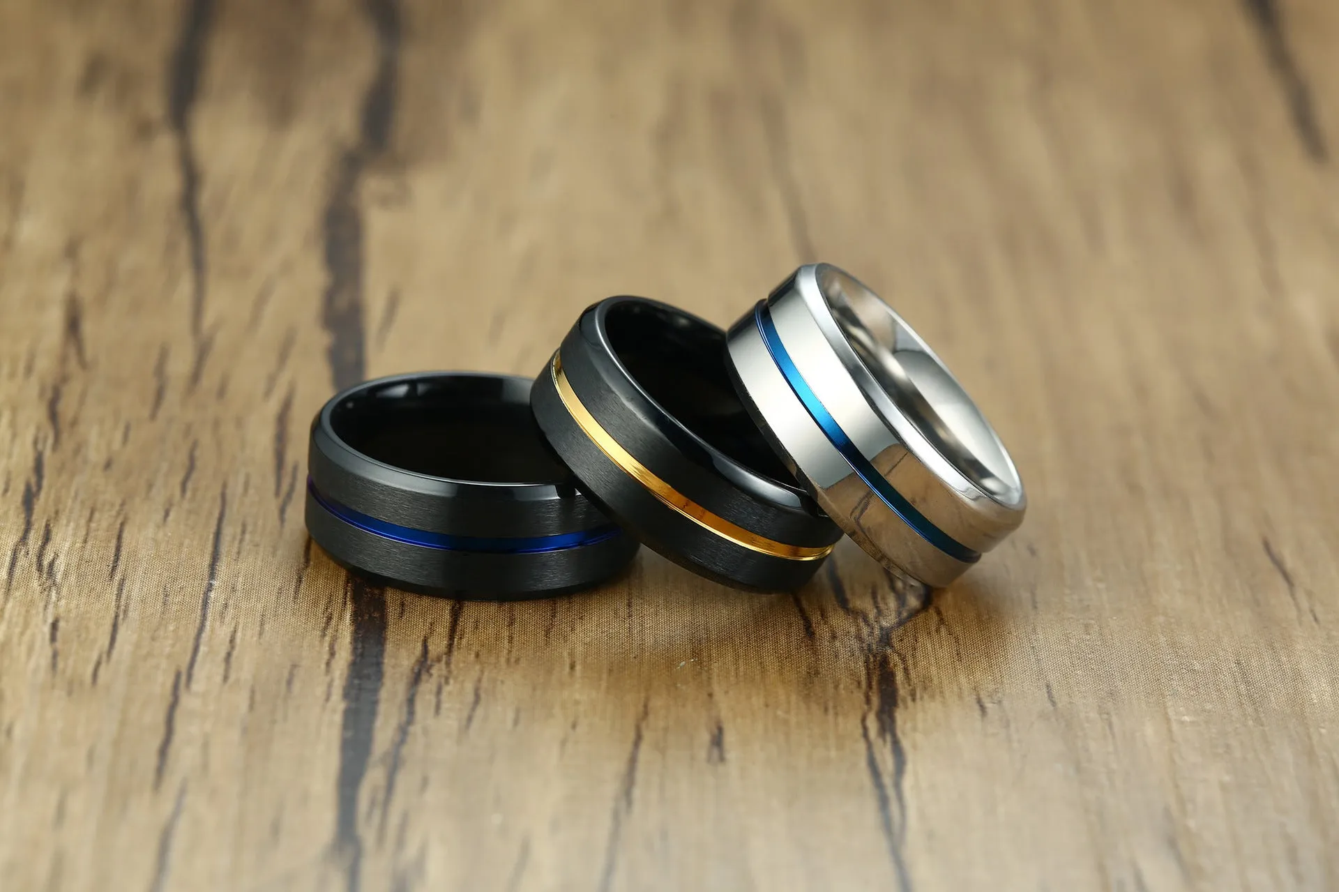 Personalized Engraved Mens Wedding Band