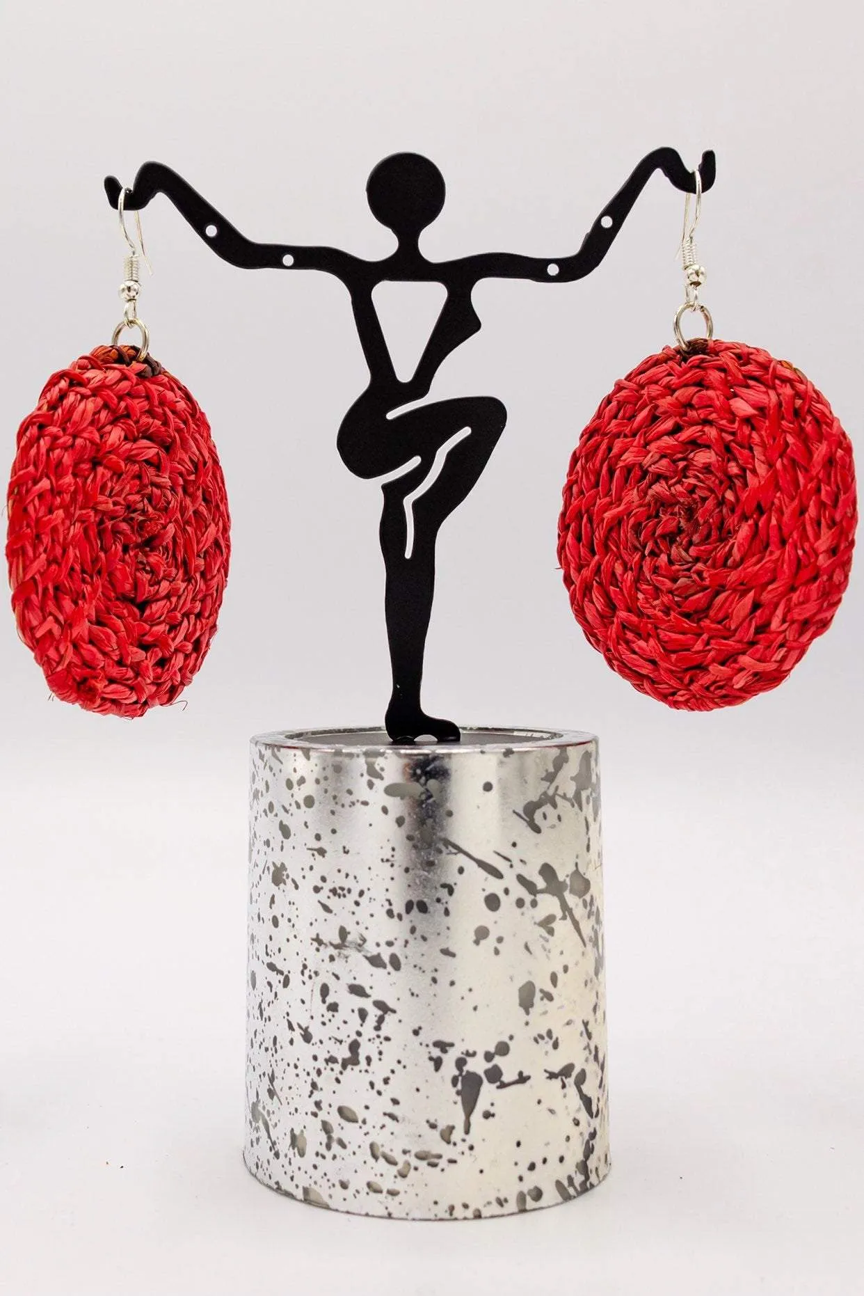 Raffia woven Earrings