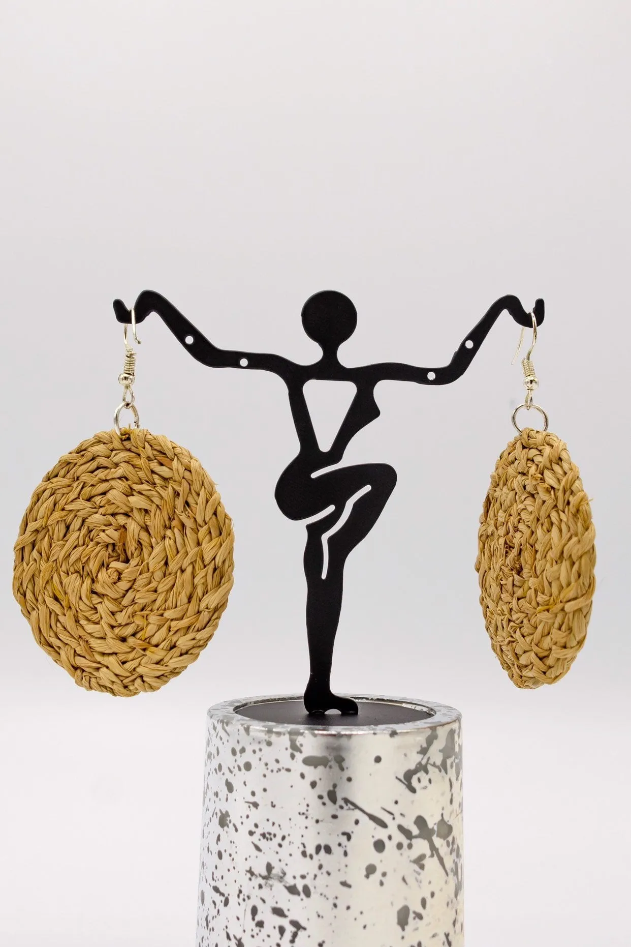Raffia woven Earrings