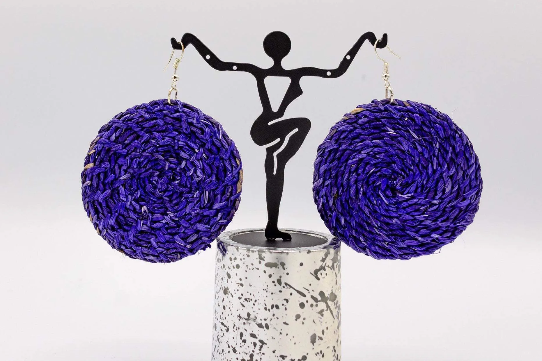 Raffia woven Earrings