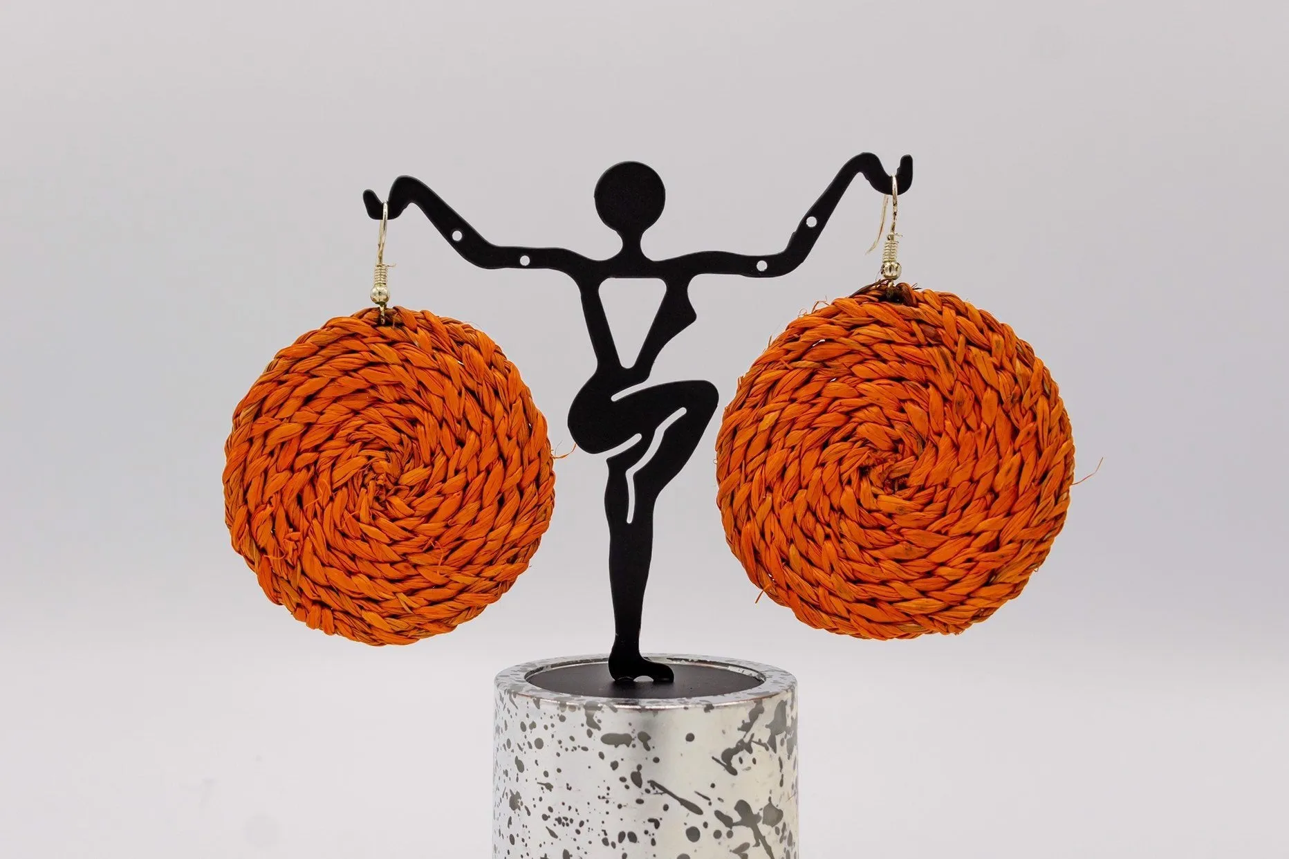 Raffia woven Earrings