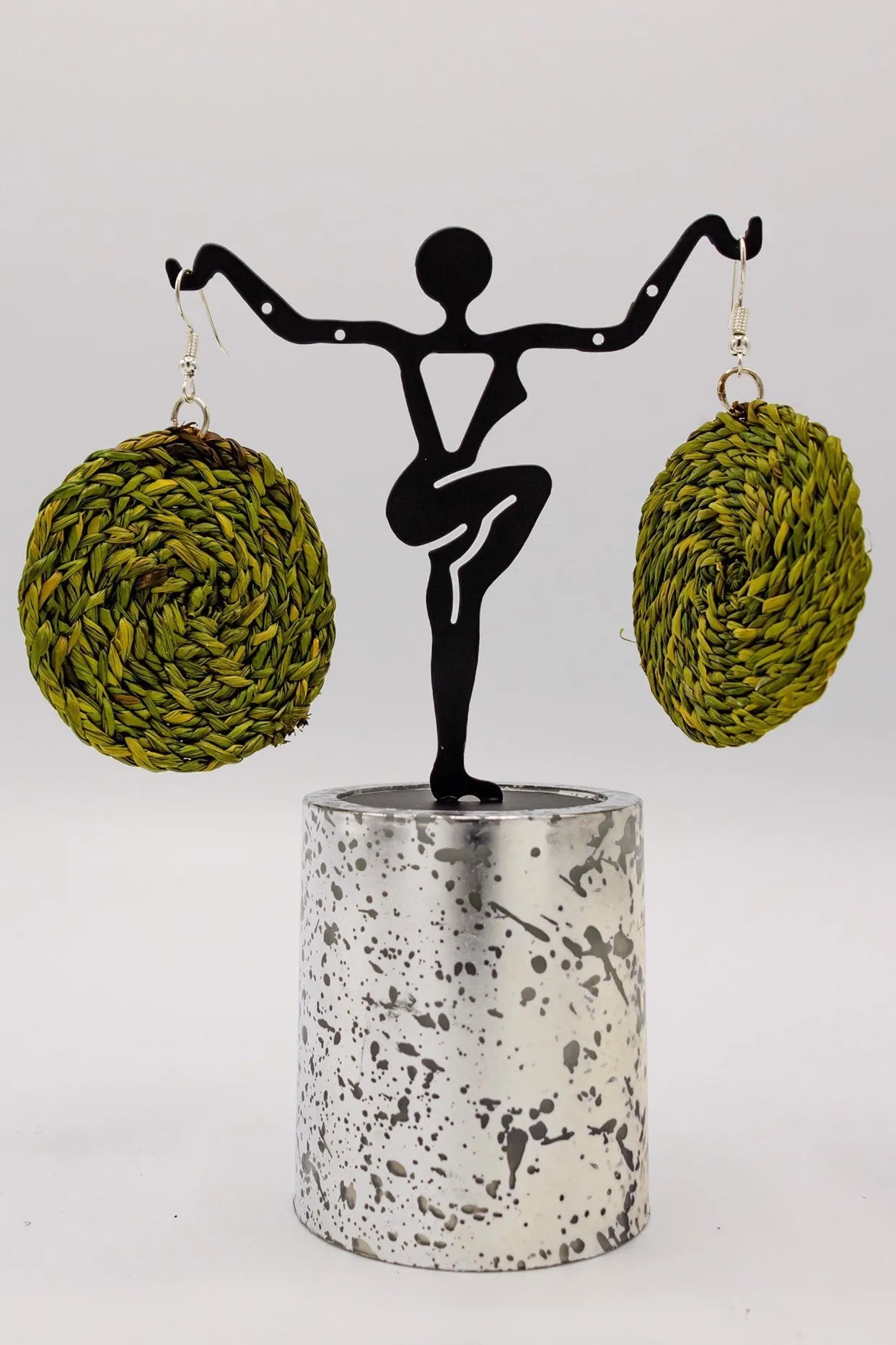 Raffia woven Earrings