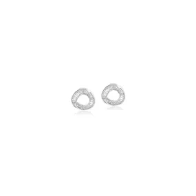 Round Cubic Zirconia Earrings