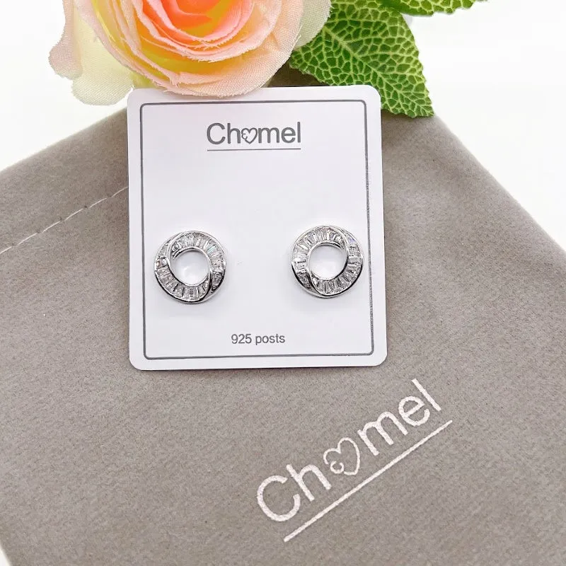 Round Cubic Zirconia Earrings