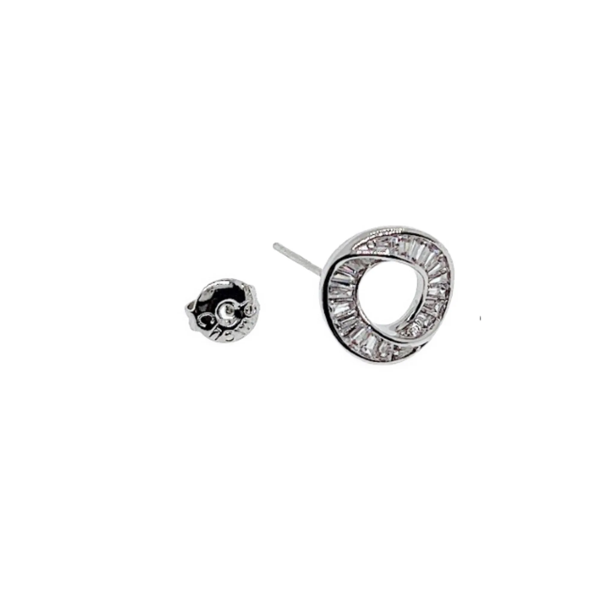 Round Cubic Zirconia Earrings