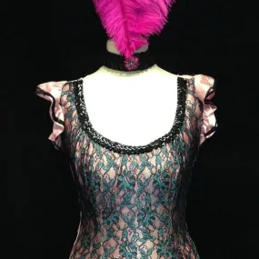 Saloon Girl (Pink & Black) (HIRE ONLY)