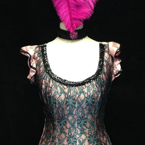 Saloon Girl (Pink & Black) (HIRE ONLY)