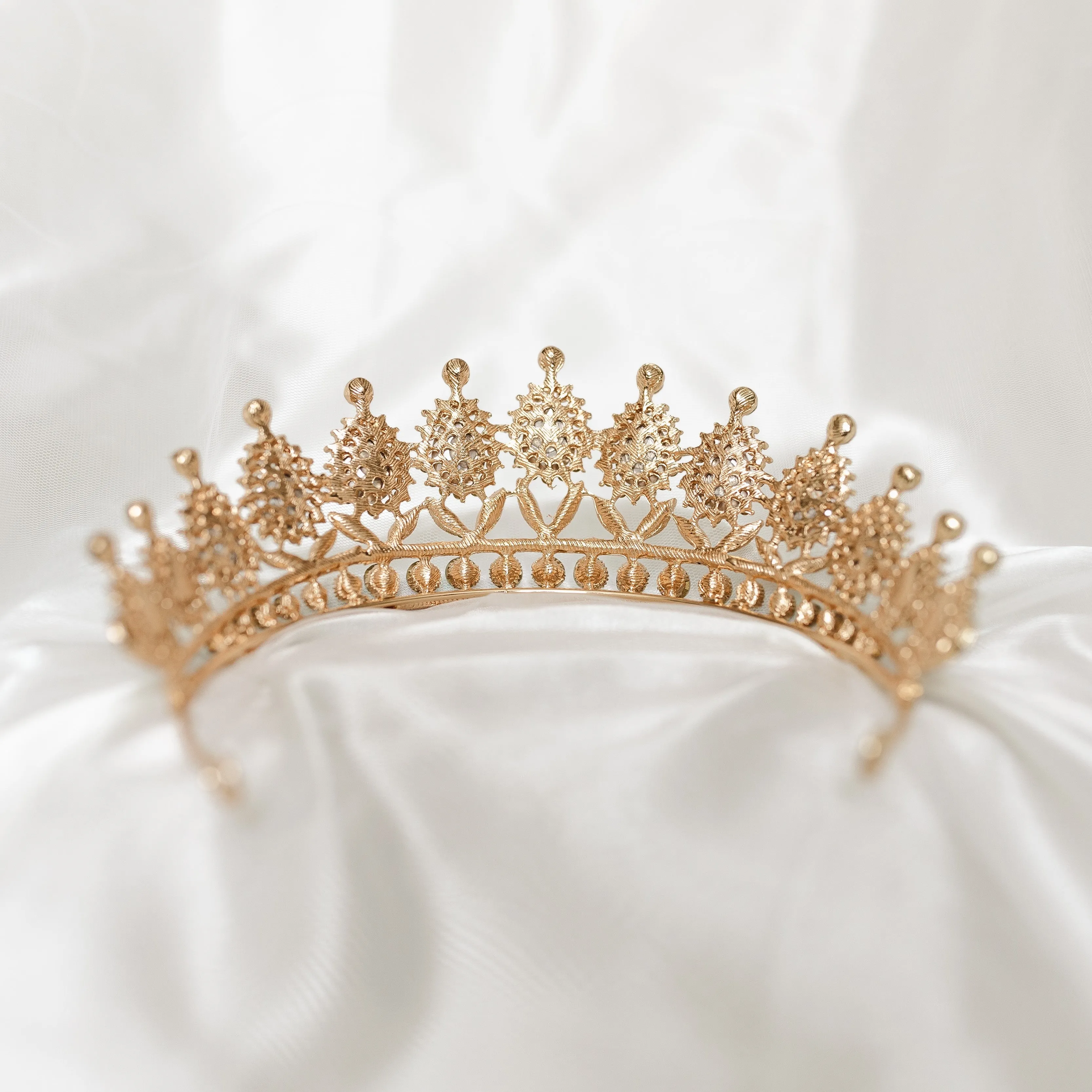 Saya's Tiara in Opal & Gold
