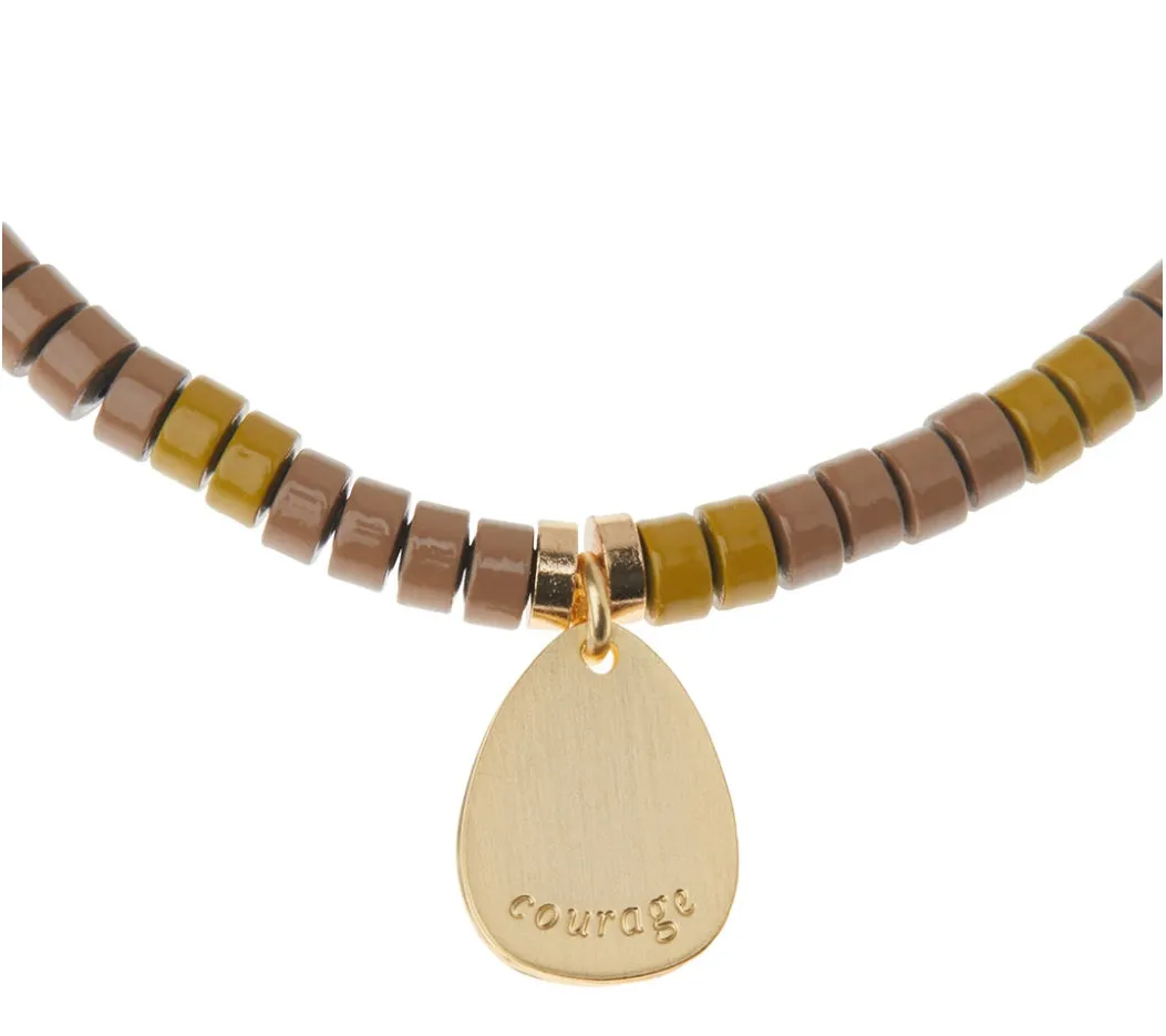 Scout Stone Intention Bracelet - Amazonite / Gold