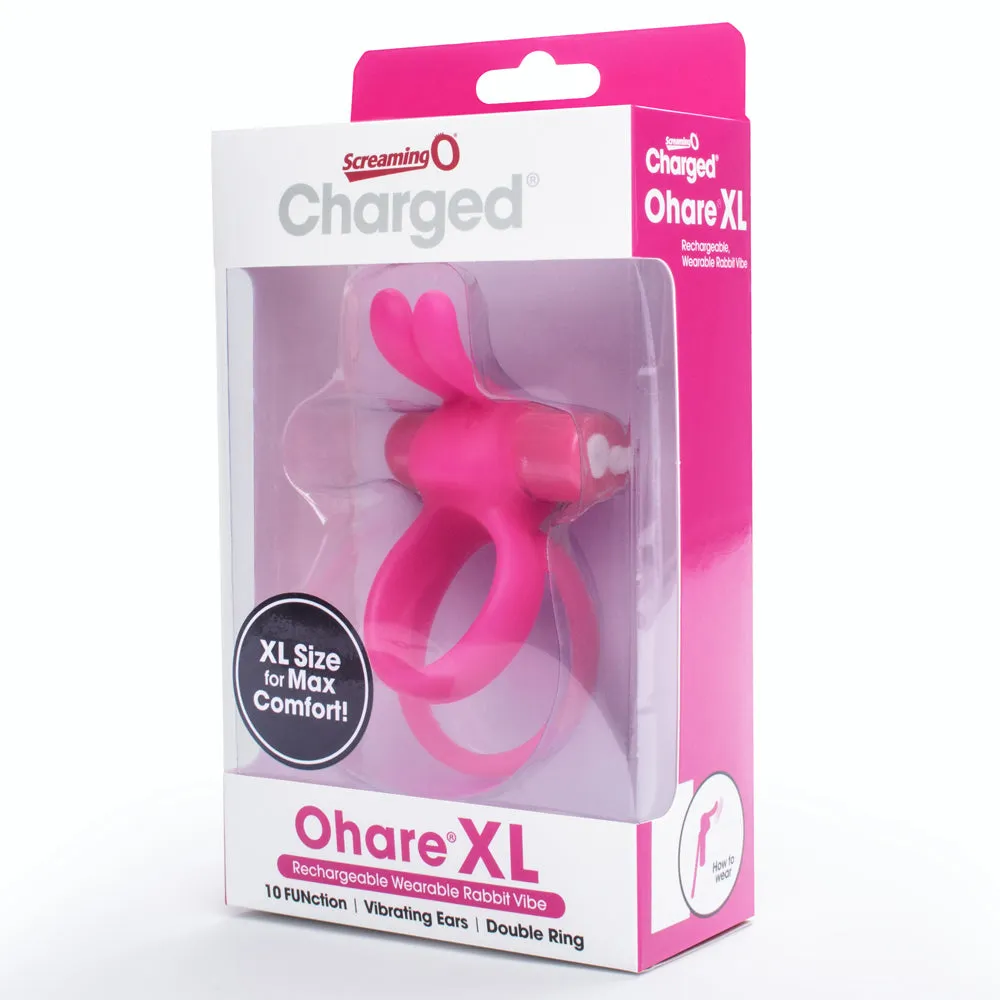 Screaming O Charged Ohare Rechargeable Vibrating Cock Ring - XL