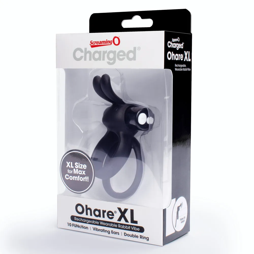 Screaming O Charged Ohare Rechargeable Vibrating Cock Ring - XL