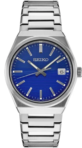 Seiko Essentials Quartz Blue Dial Watch SUR555