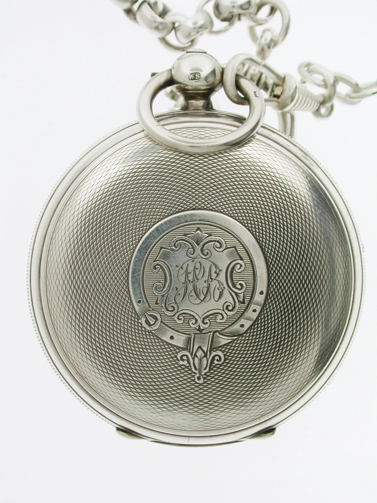 Silver Antique Open Face Pocket Watch London 1892