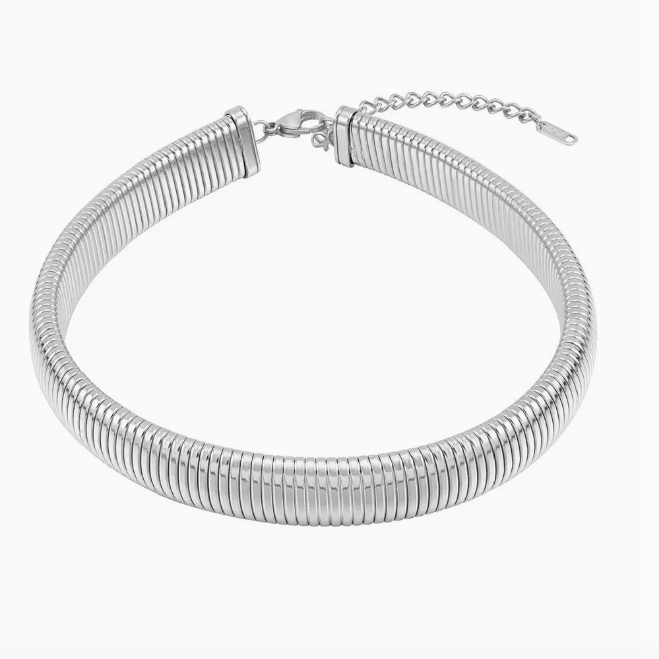 Silver Josie Choker Necklace
